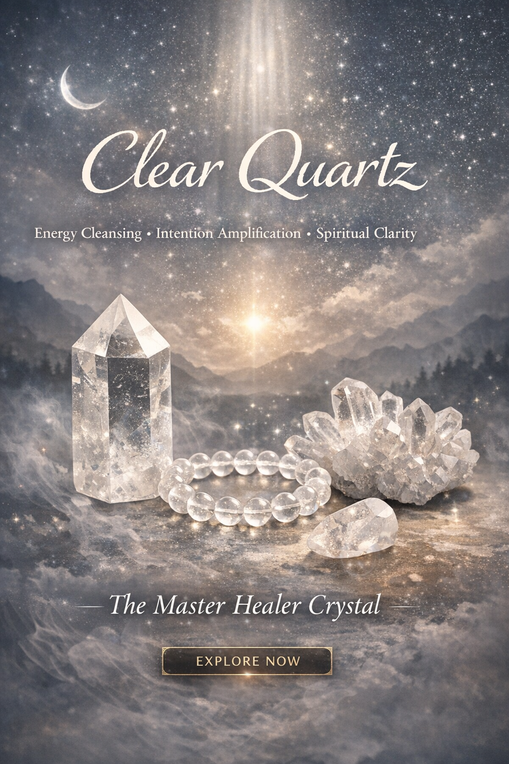 Clear Quartz Healing Power｜The Master Healer Crystal for Energy, Clarity & Manifestation