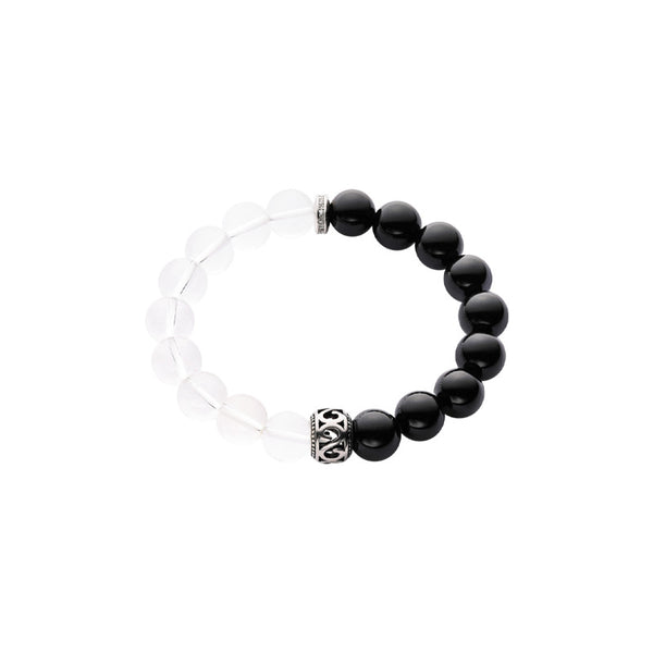 Natural White Crystal Obsidian Light Luxury Strings Personalized - Couple's Style