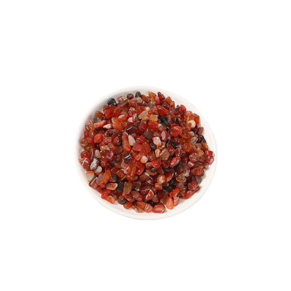 Natural southern red agate crushed stone agate stone aroma stone